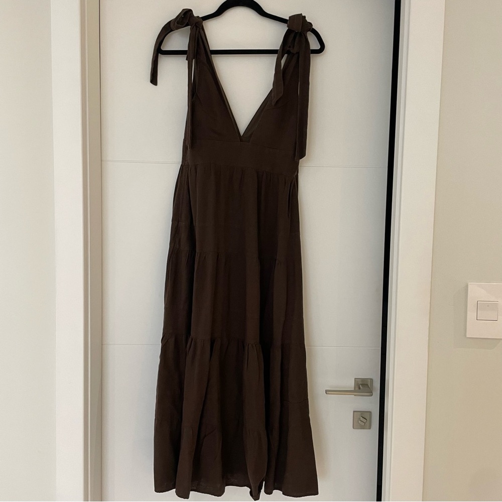 House of Harlow 1960 Brown Maxi Dress
